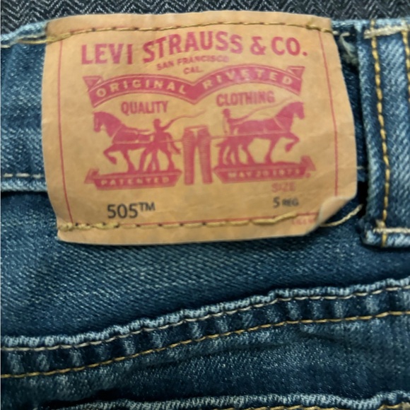 Levi’s 505 blue jeans, toddler size 5 - Picture 2 of 4